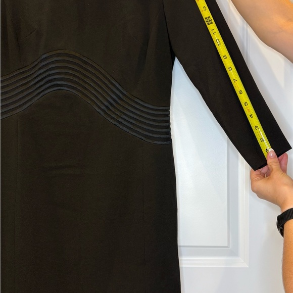 ANTONIO MELANI Elegant Black Textured Dress - Picture 7 of 7